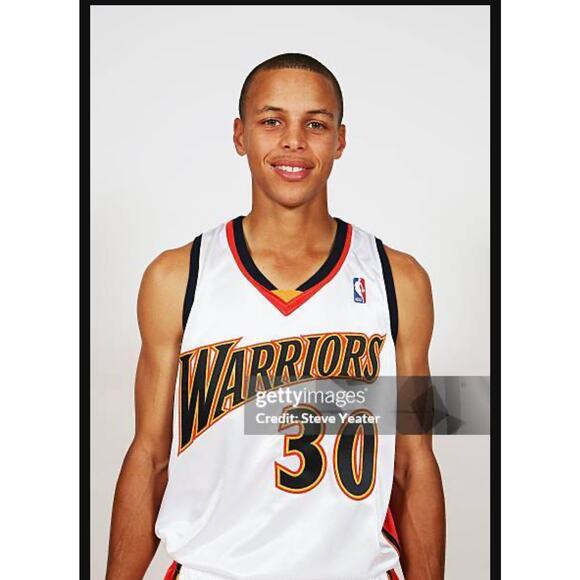 Authentic Mitchell & Ness NBA Golden State Warriors Steph Curry 09 Jersey Sz 2XL - Picture 14 of 14